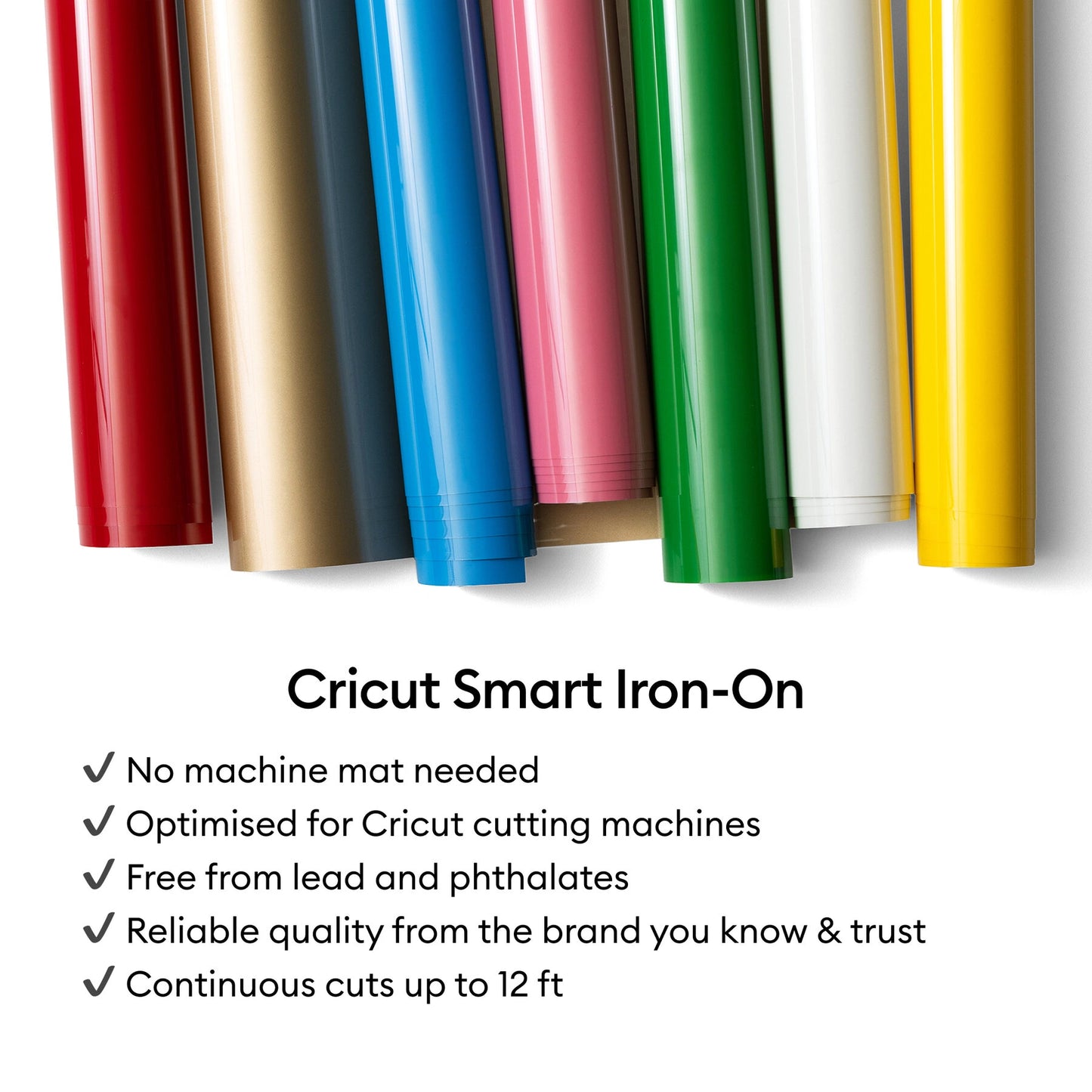 Smart Iron-On™ Matless Heat Transfer Vinyl, Deep Sampler – 13 in x 12 in (3 ct)