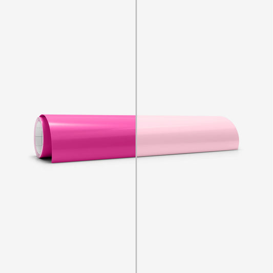 Heat-Activated, Color-Changing Vinyl – Permanent, Magenta - Light Pink