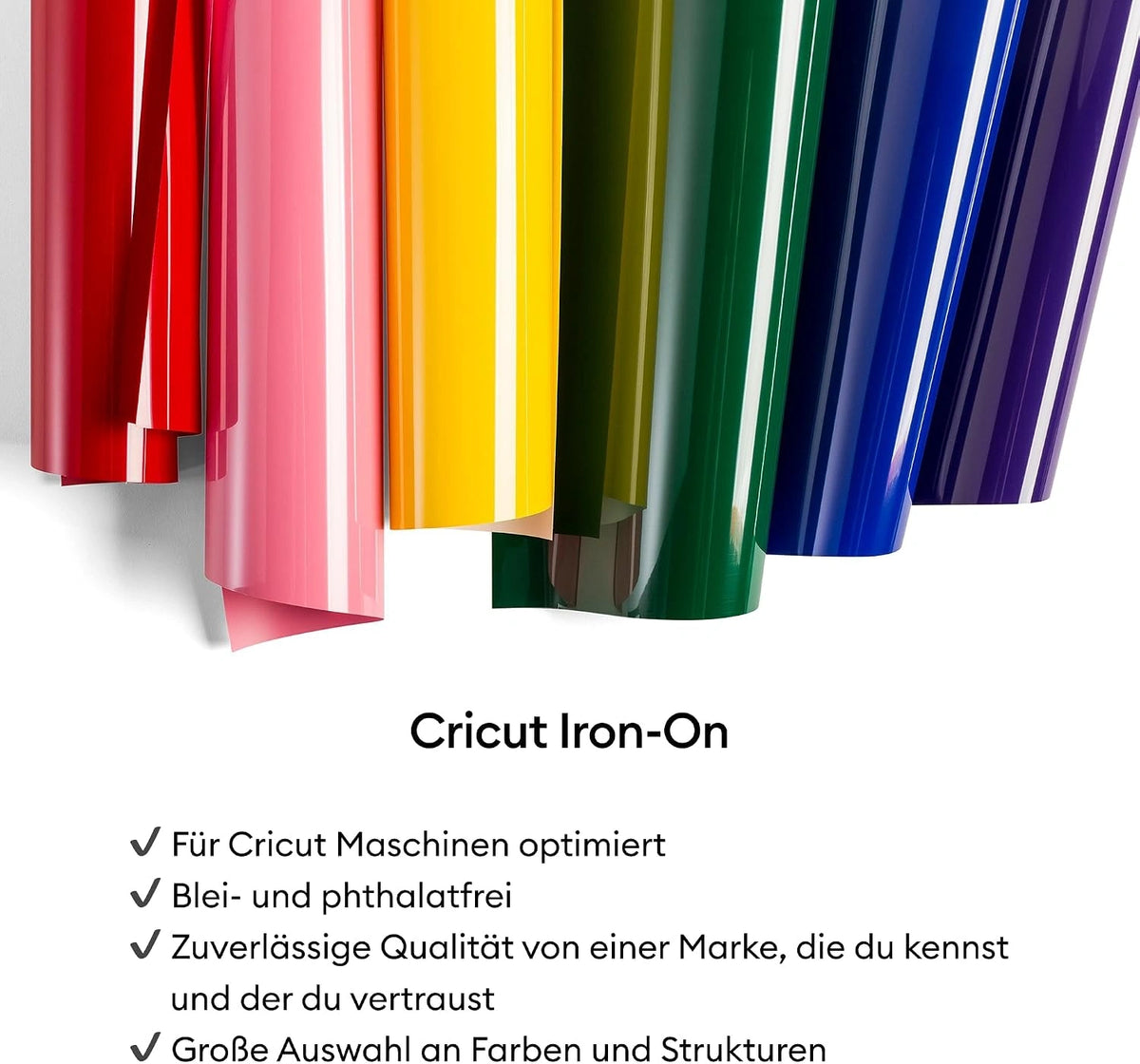 Cricut HTV Heat Transfer Vinyl Sheets for All Cutting Machines 12" x 12" (3 Pack)