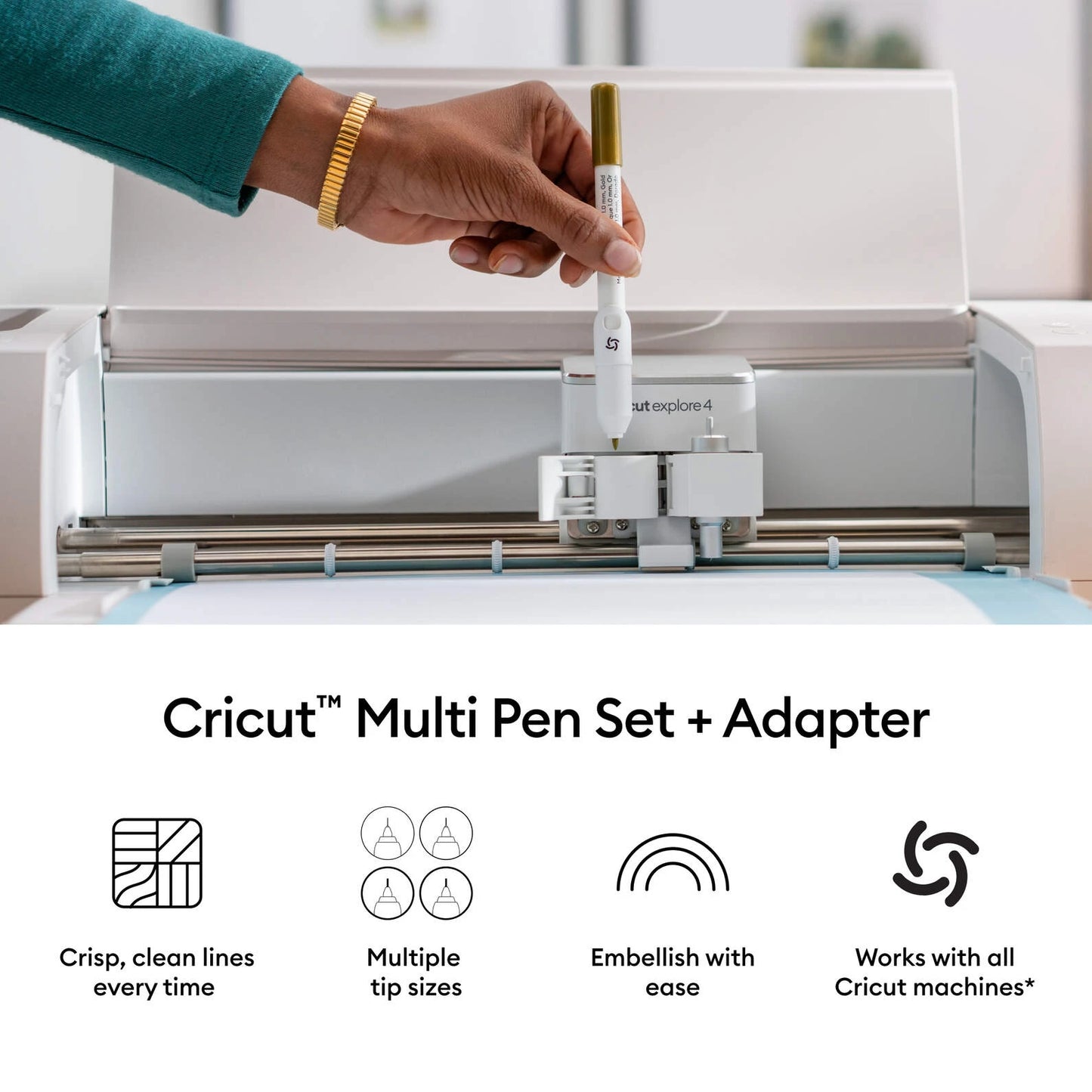 Multi Pen Set, Black (3 ct) + Adapter