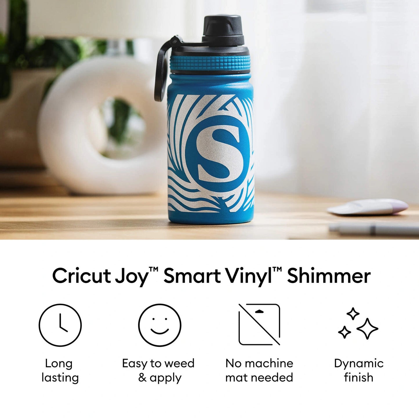 Smart Vinyl Shimmer Matless Permanent Vinyl, Purple