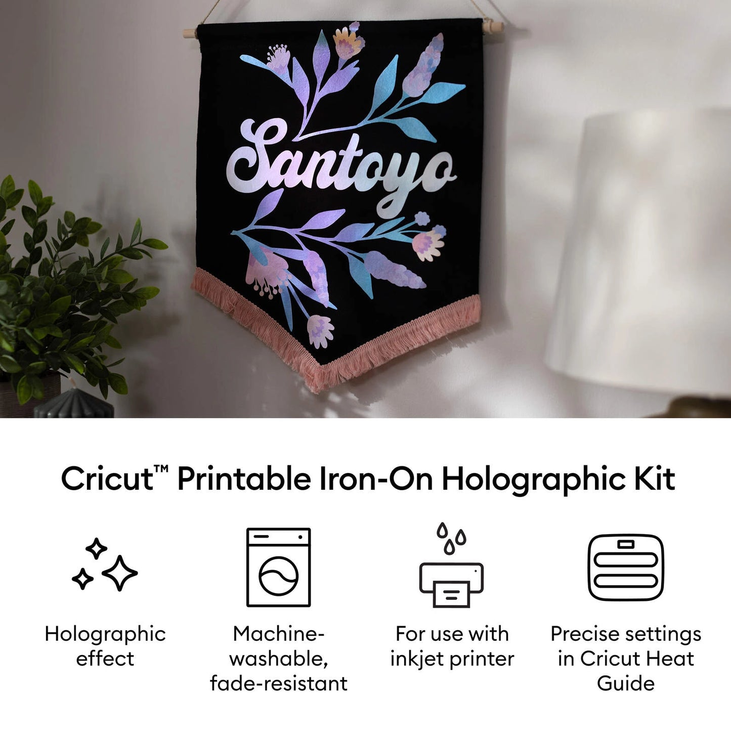 Printable Iron-On Holographic Kit – A4 (4 ct)