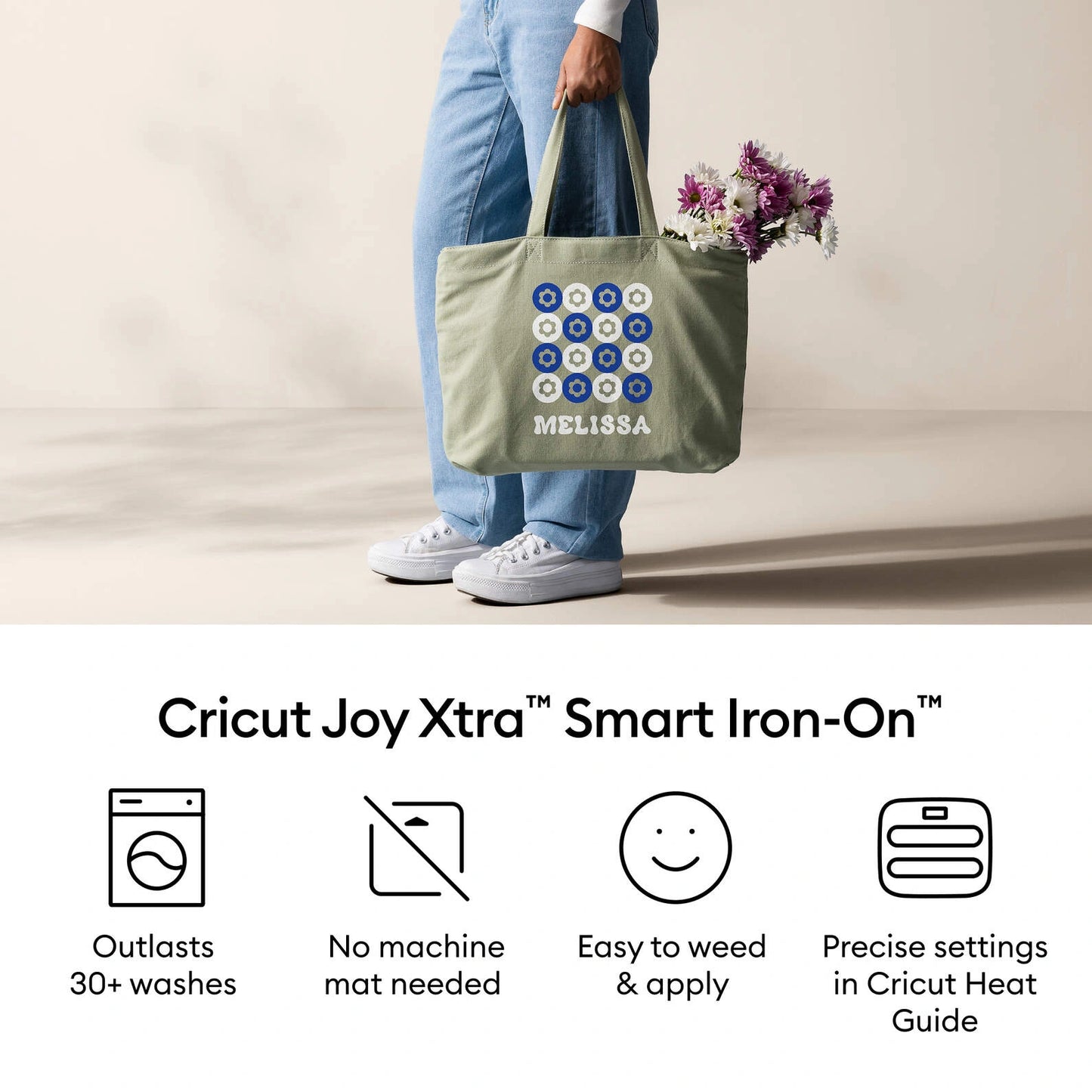 Cricut Joy Xtra™ Smart Iron-On™ Heat Transfer Vinyl (24 in), Gold