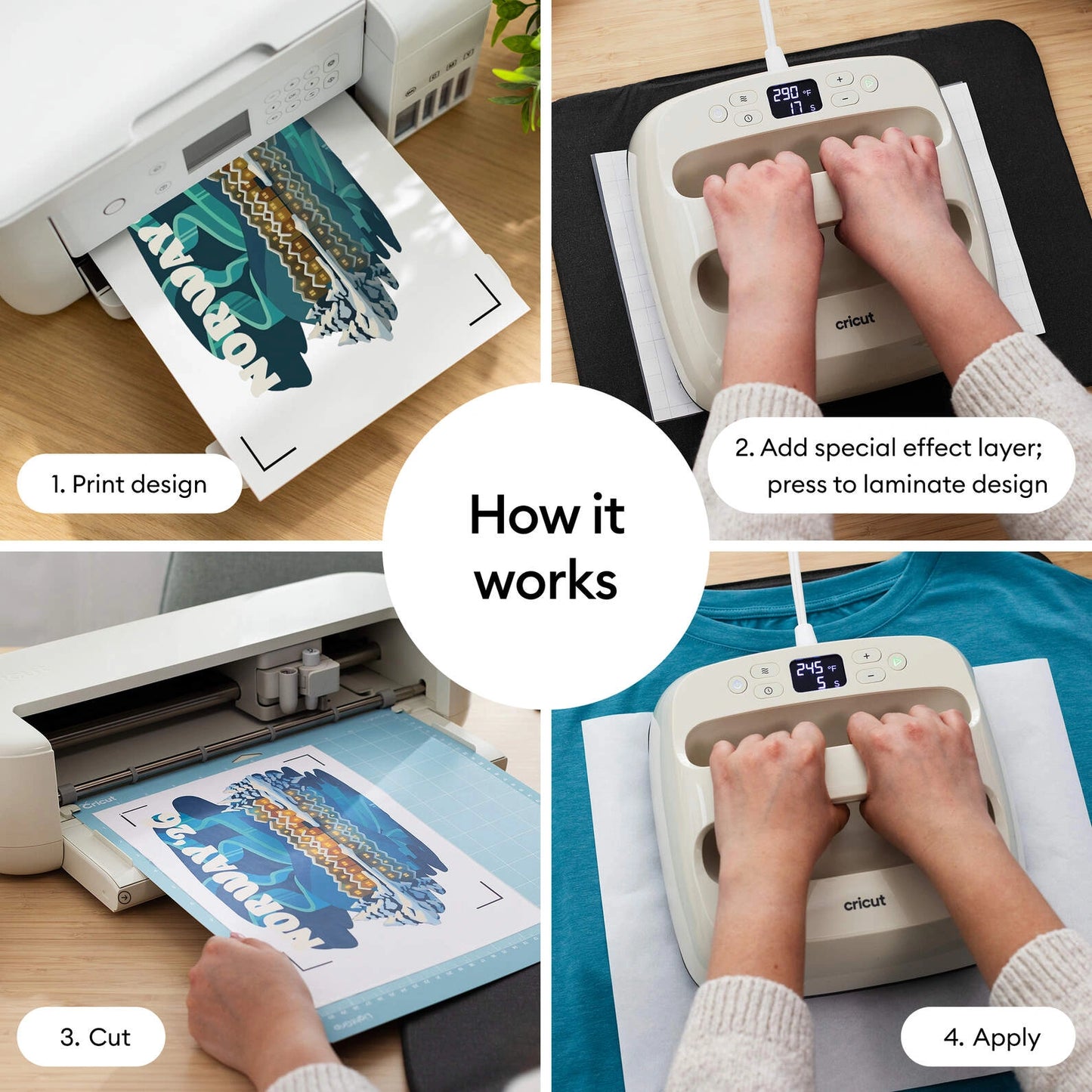 Printable Iron-On Holographic Kit – A4 (4 ct)