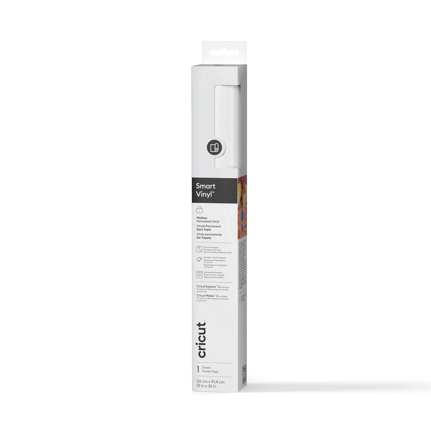 Smart Vinyl™ Matless Permanent Vinyl (0.9m / 3 ft)