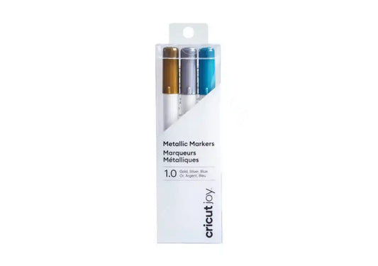 Cricut Joy™ Metallic Markers - Gold, Silver & Blue