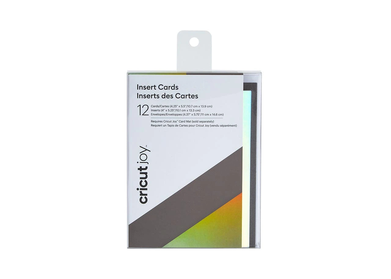 Cricut Joy™ Insert Cards, Gray/Silver Holographic 4.25" x 5.5"A2(12