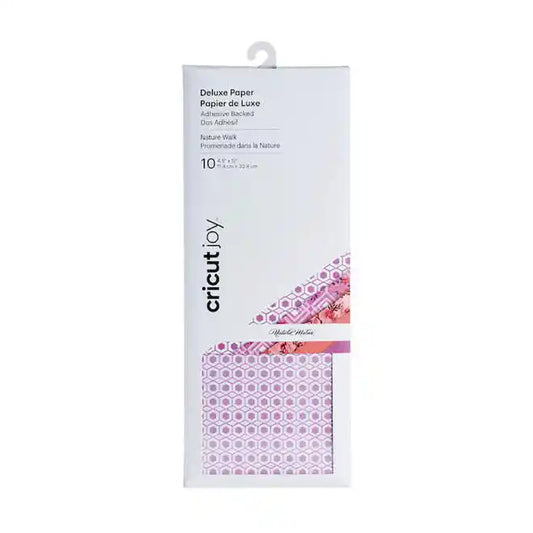 Cricut Joy Adhesive-Backed Deluxe Paper, Natalie Malan - Nature Walk (10 count)
