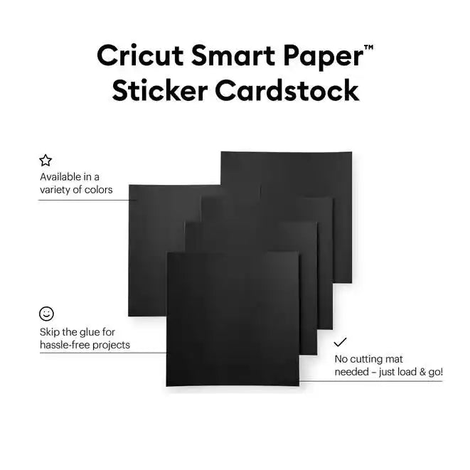 Smart Paper™ Sticker Cardstock - Black