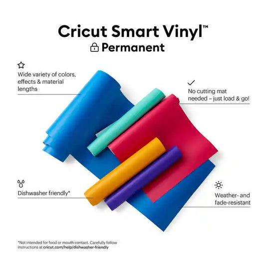 Cricut Smart Vinyl Permanent 33X366Cm 1 Sheet