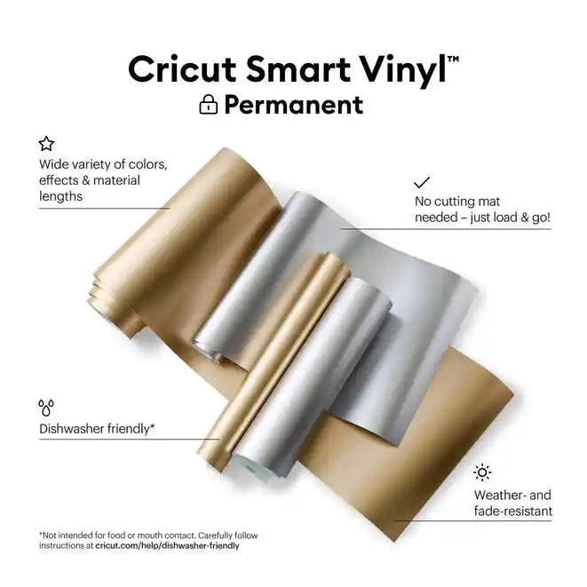 Cricut Smart Vinyl Permanent 33X366Cm 1 Sheet