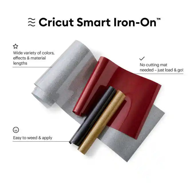 Cricut Smart Iron-On Glitter : 33X91cm Sheet