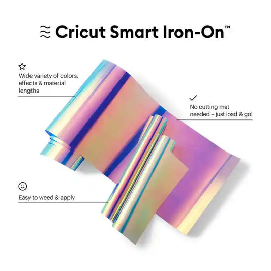 Cricut Smart Iron-On Holographic 33X273 cm 1 Sheet