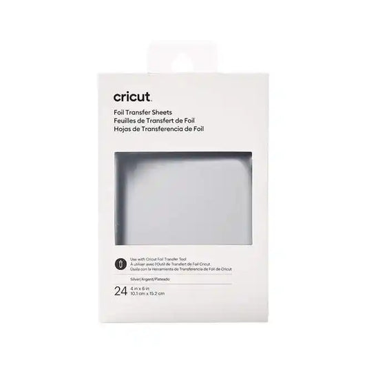 Cricut Transfer Foil Silver 4X6 (24)