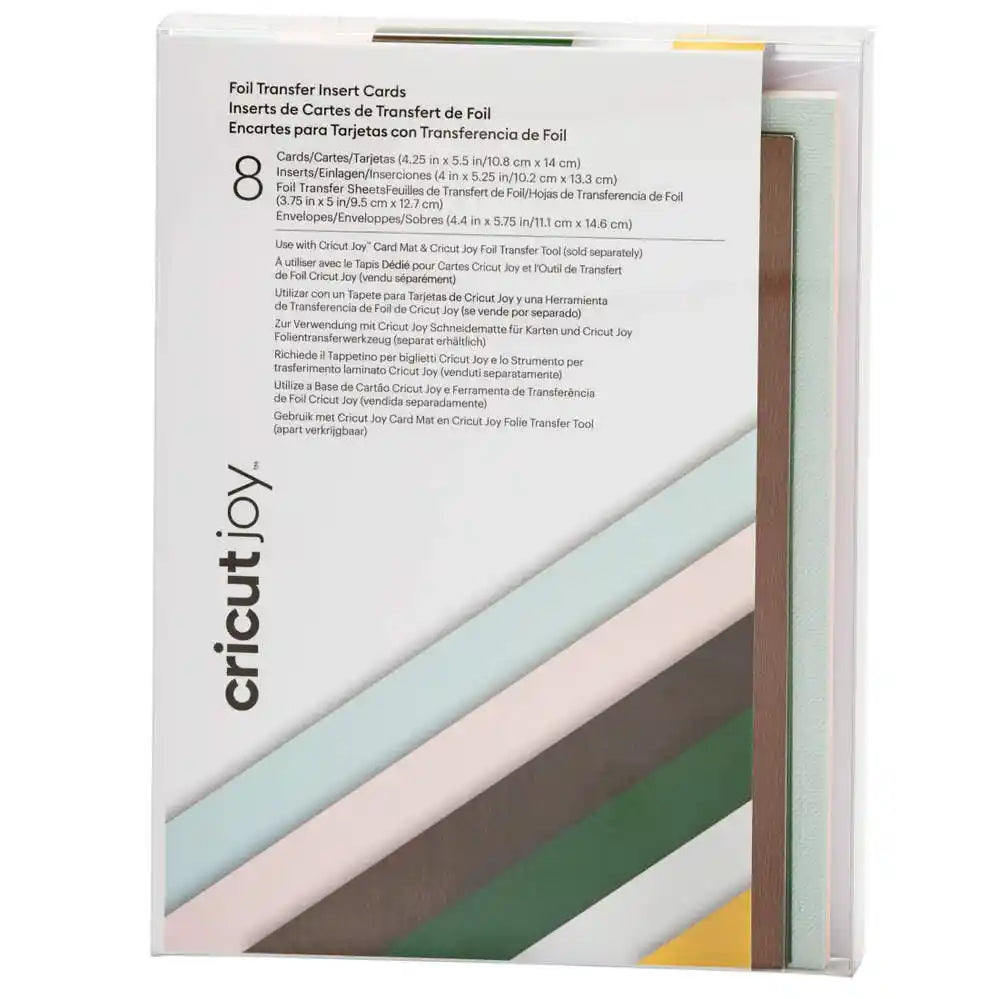 Cricut Joy™ Foil Transfer Insert Cards, Forest Grove Sampler A2 (8)