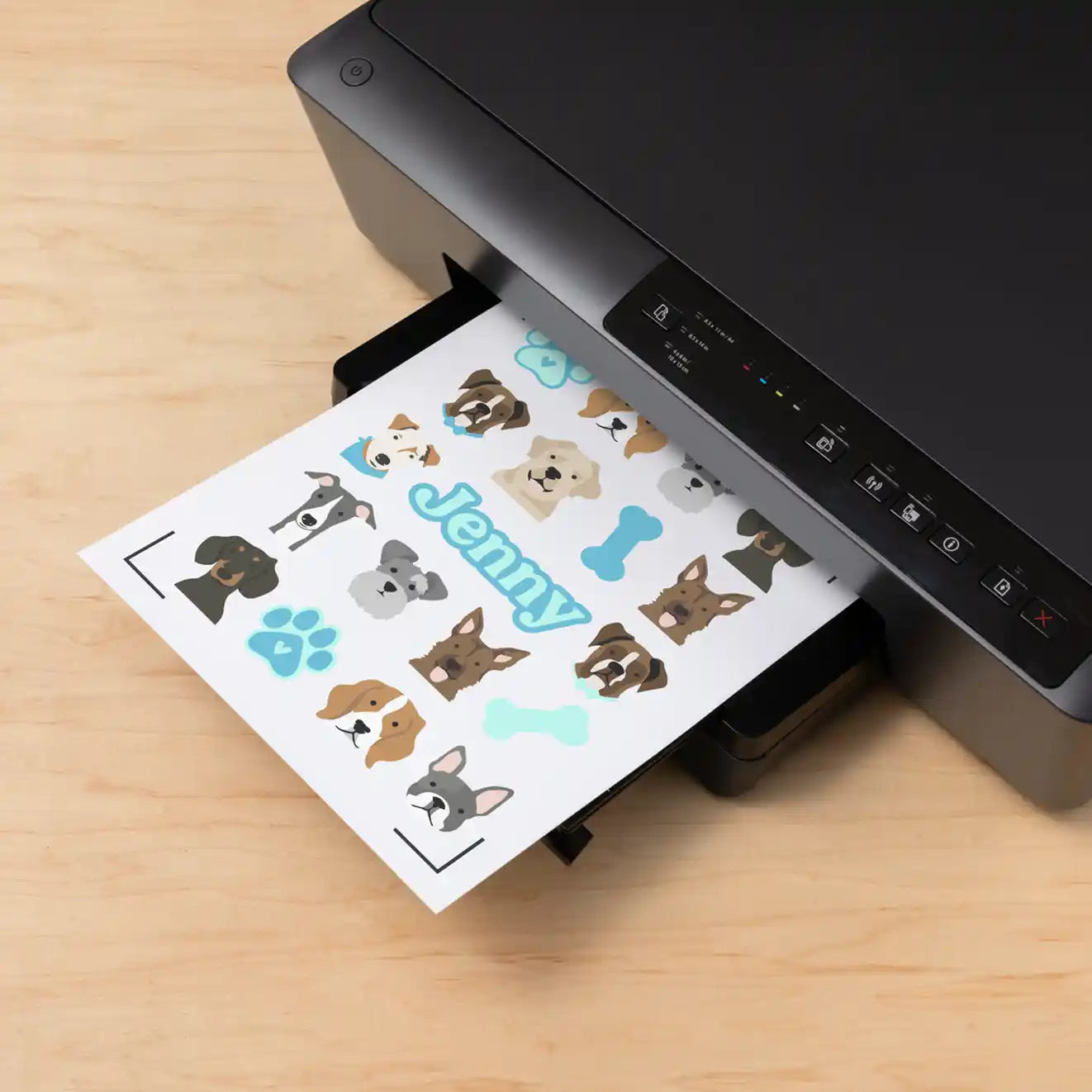 Cricut Printable Waterproof Holographic Sticker Set (Transparent? A4 (5 ct)