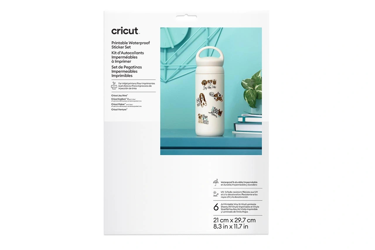 Printable Waterproof Sticker Set – A4 (6 count)
