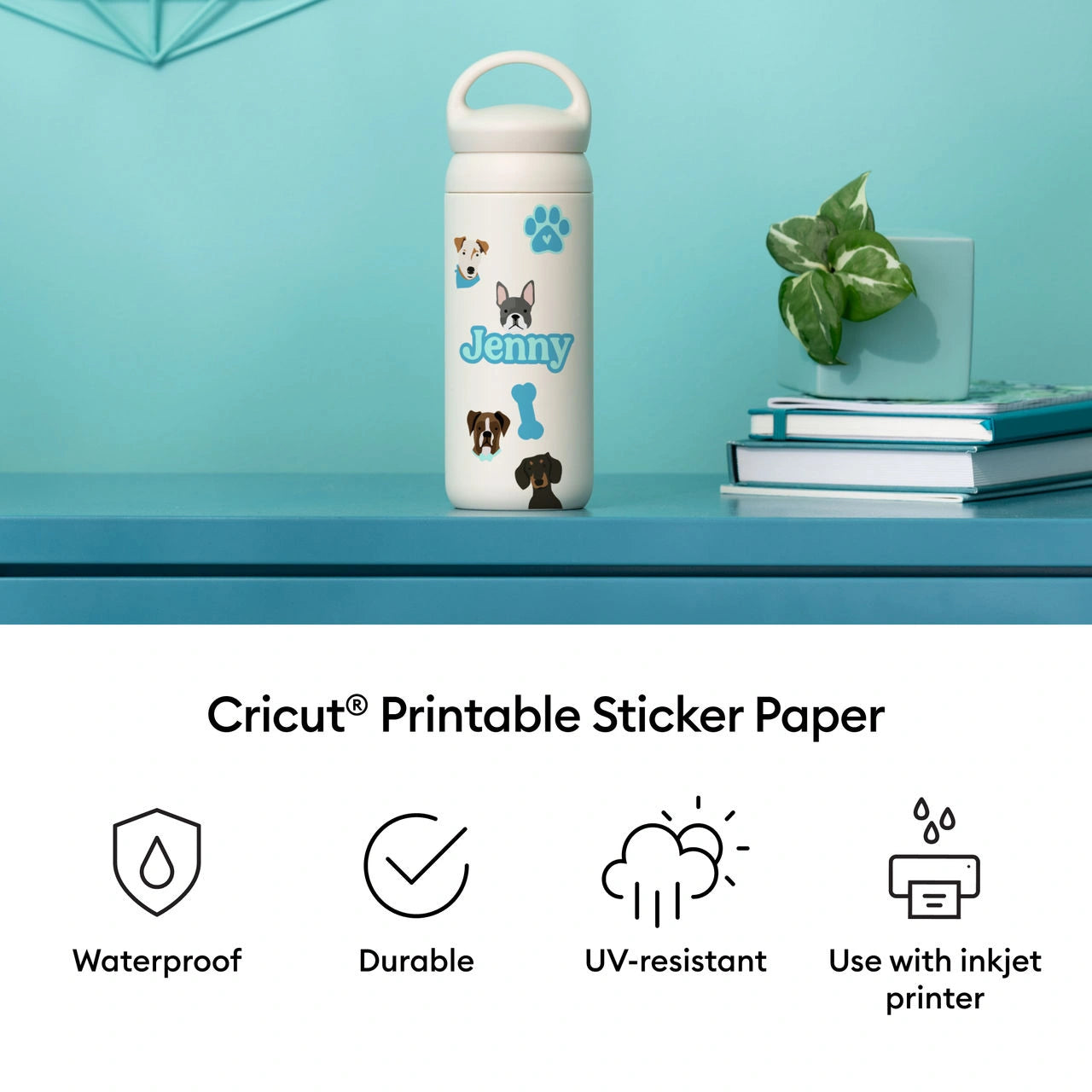 Printable Waterproof Sticker Set – A4 (6 count)