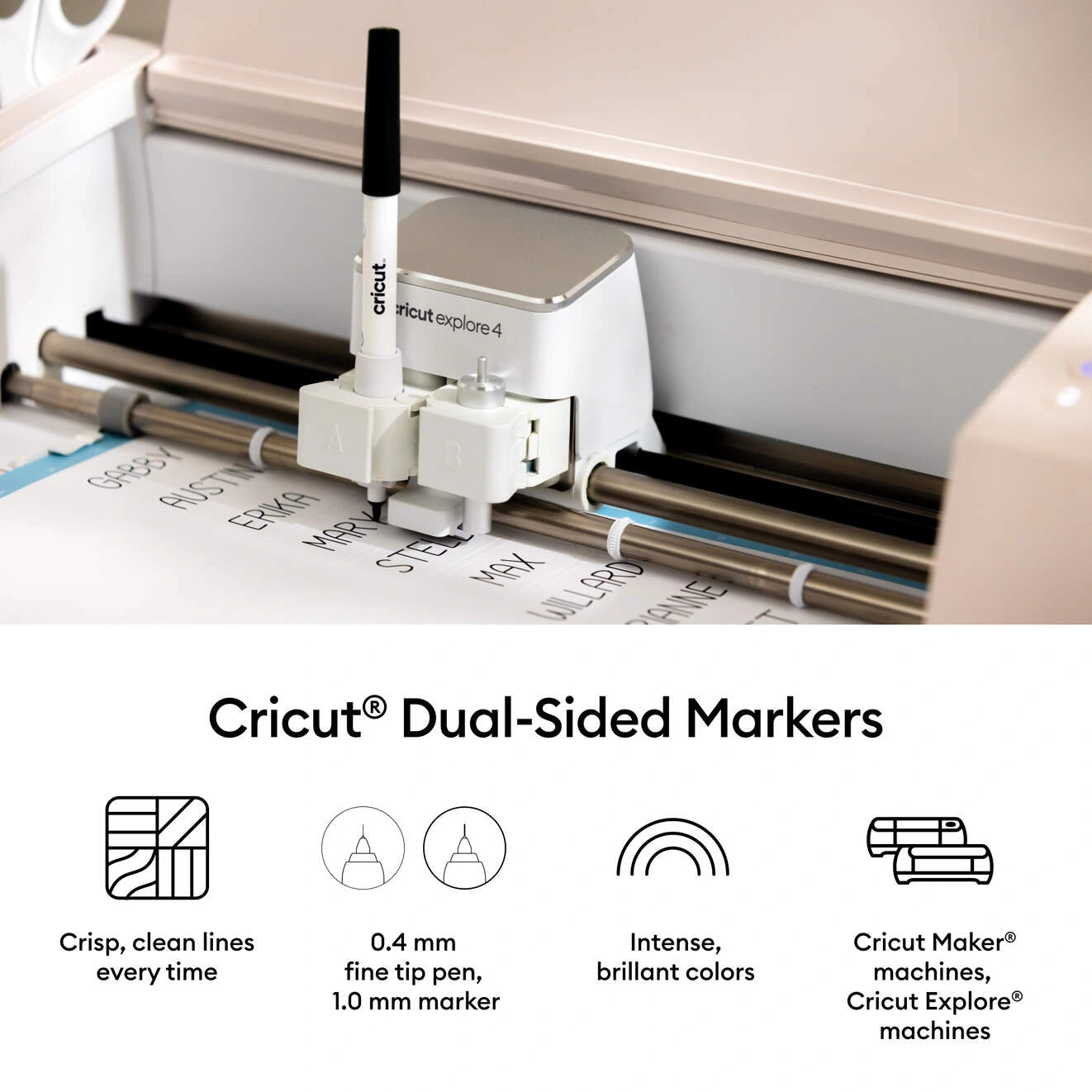 Joy Dual Sided Markers, Ultimate Set (20 pack) 0.4 & 1.0