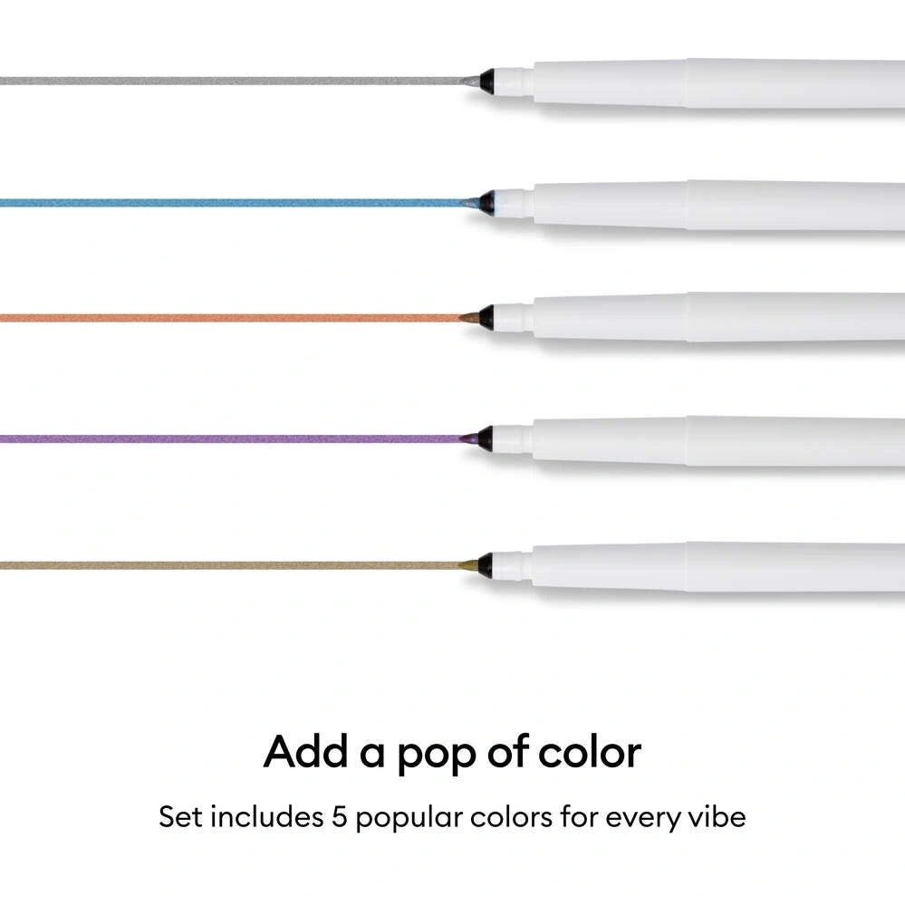 Pen Set, Metallic (5 ct.)