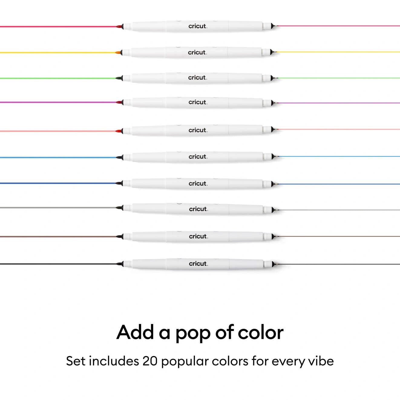 Joy Dual Sided Markers, Ultimate Set (20 pack) 0.4 & 1.0