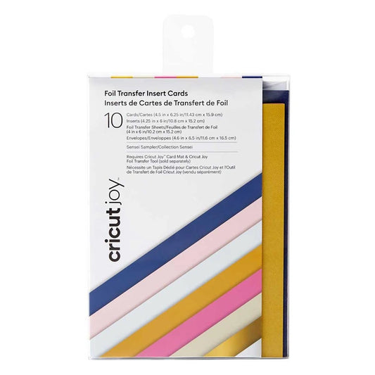 Cricut Joy Incards 11,4X15,9,10Pk(Ssmp)Foil Sheets