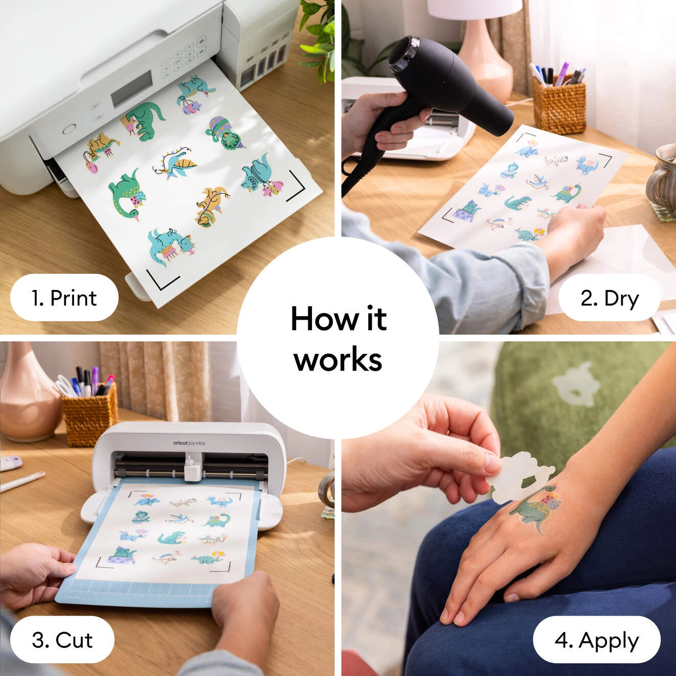 Printable Tattoo Sheets (3 pack) A4