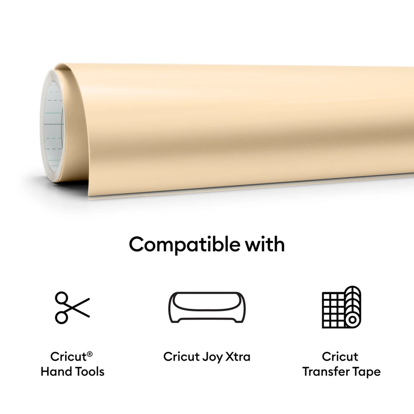 Cricut Joy Xtra™ Smart Vinyl™ – Removable Sampler, Classics (3 ct), Black
