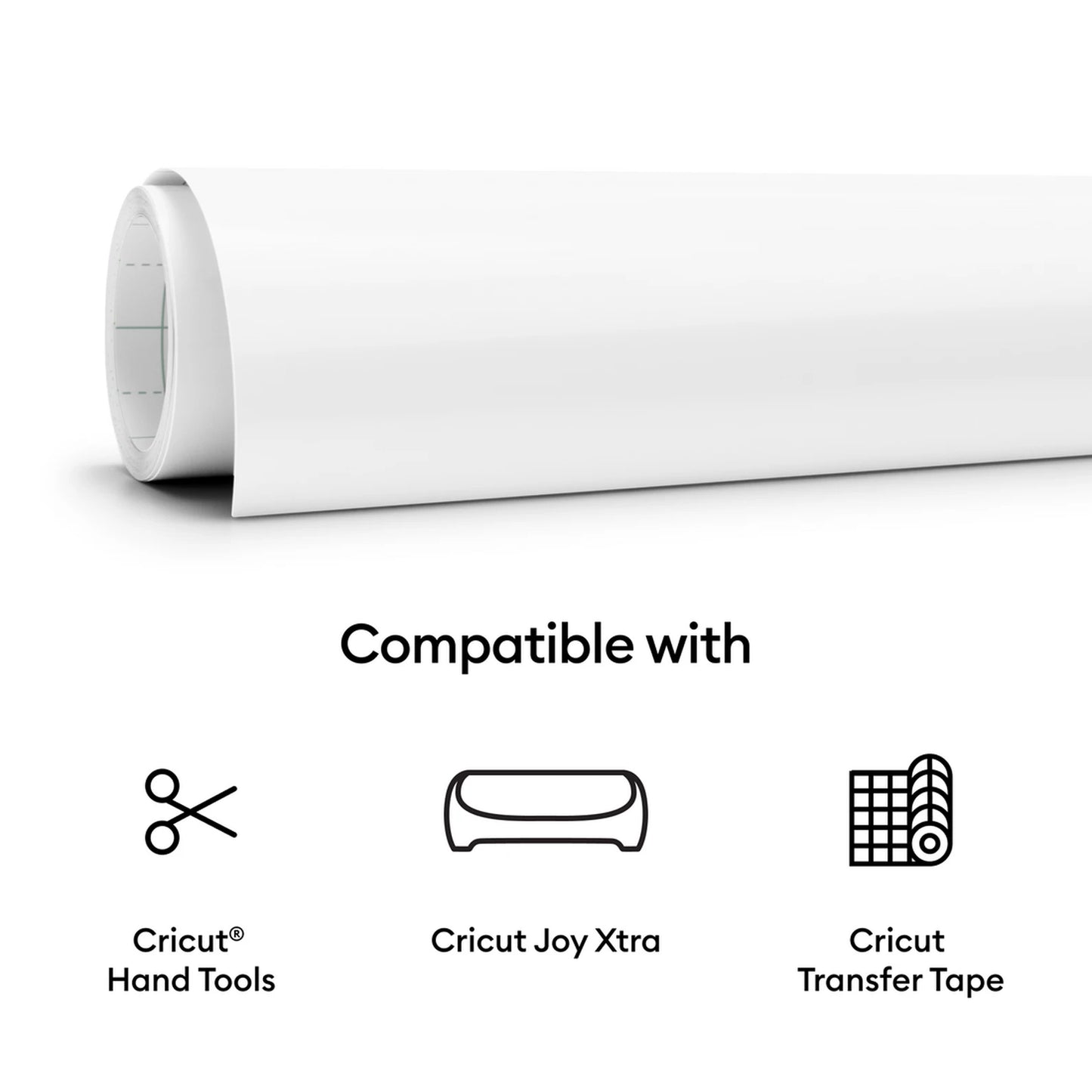 Cricut Joy Xtra™ Smart Vinyl™ – Permanent (3 ft), White
